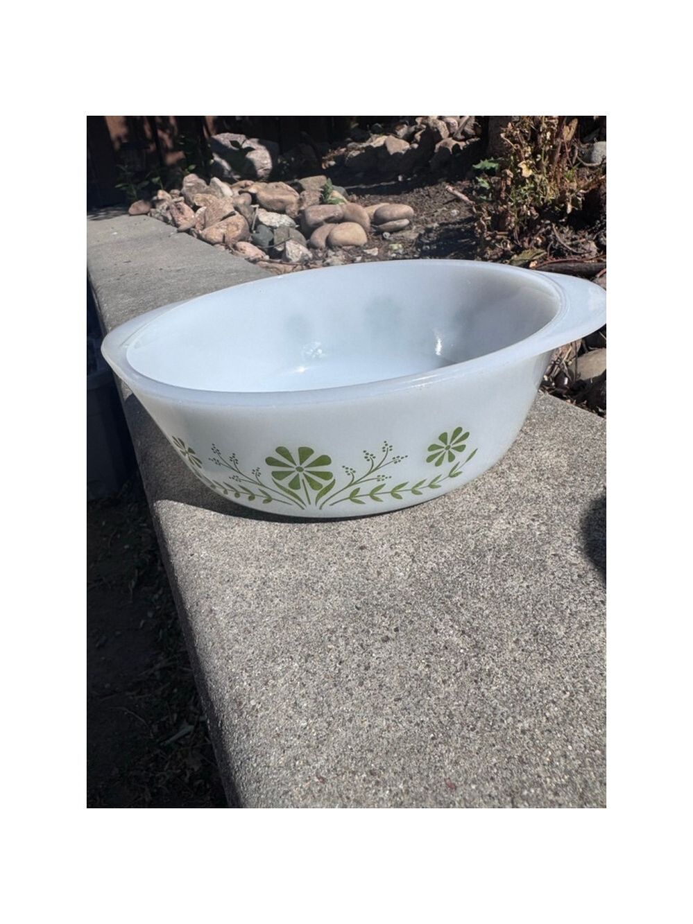 Vintage Glassbake dish J5142 quart 81 USA microwave safe. No flaws like new!